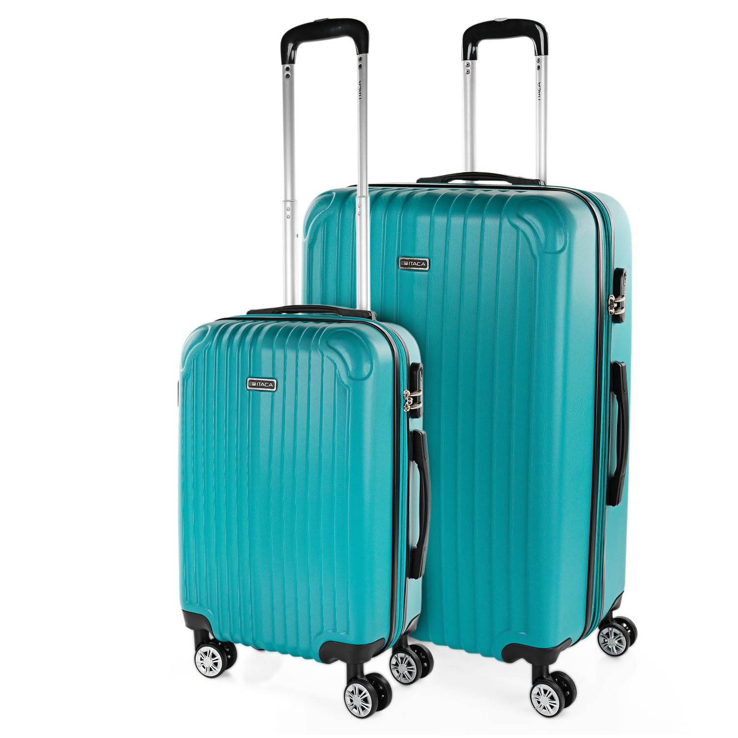 ITACA - Maletas Grandes De Viaje Rígidas Ligeras con 4 Doble Rueda 360° Maleta Grande 23 Kilos Alta Resistencia Extensible Maleta XL Duradera, Mandarina — view 54