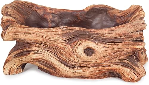 Miniatura 5 de Maceta hecha a mano Dahlia, de concreto, con aspecto de madera de deriva, para plantas, flores, suculentas o bonsáis