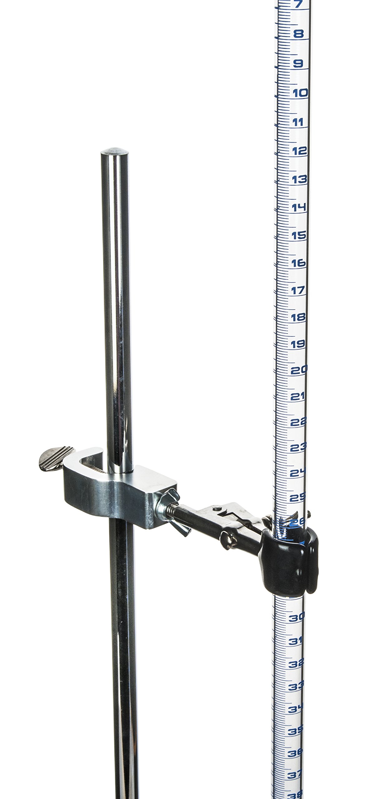 Eisco Labs - Kit di titolazione intermedia - Buretta da 50 ml - Borosilicato classe B, asta da 60 cm, base pesante 20,3 x 12,7 cm, morsetto, testa