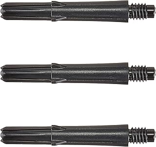 LSTYLE Dart Shafts: 2BA Standard Thread Nylon Stems - Champagne Rings Included