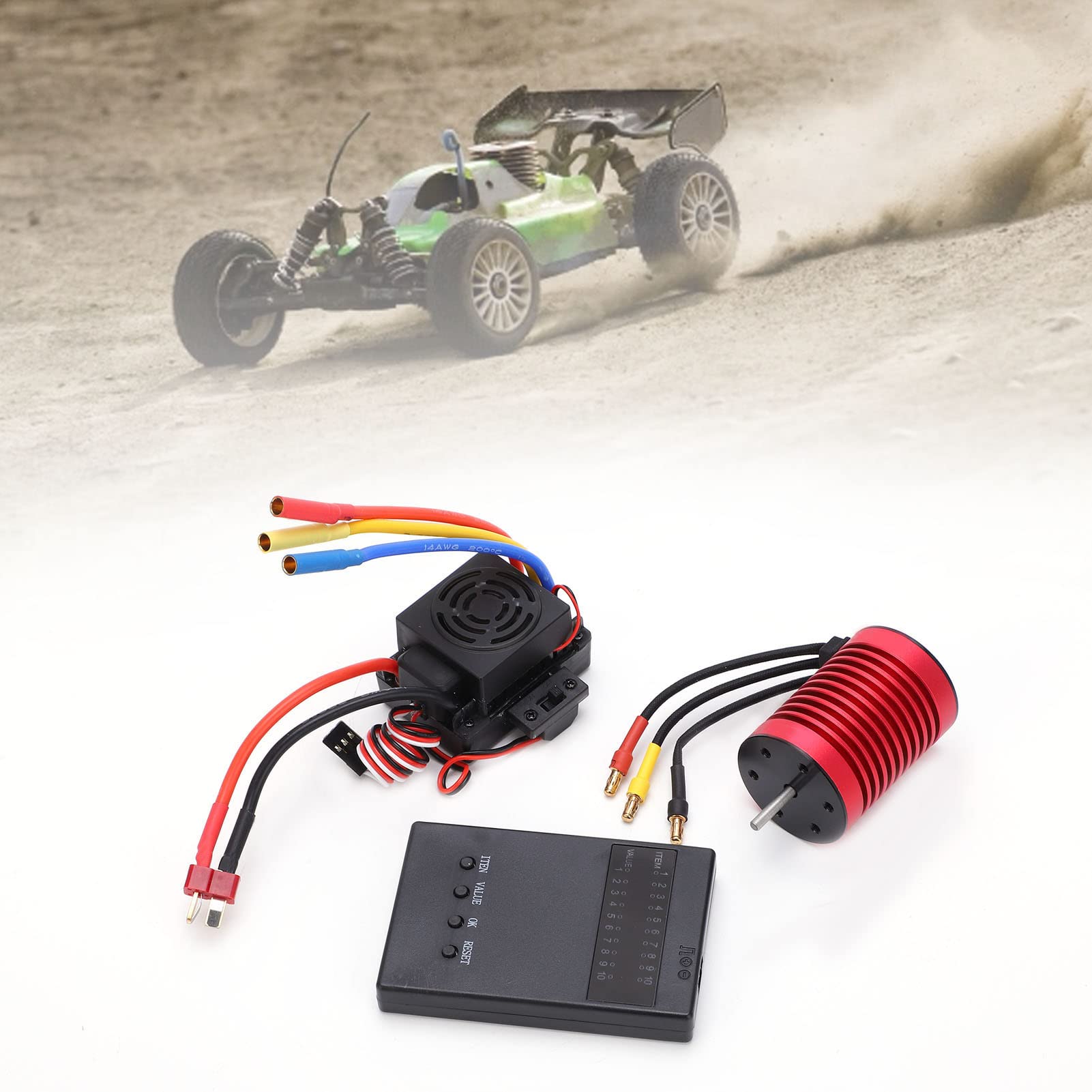 Changor F540 3900KV Bezszczotkowy Silnik Wodoodporna Karta Programowa ESC o