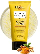 Ghar Soaps Kojic Face Wash | With Kojic Acid, Niacinamide, Turmeric | Skin Lightening, Pigmentation, Dark Spots | For All Skin Type Skin I For Man & Female | 100 ml