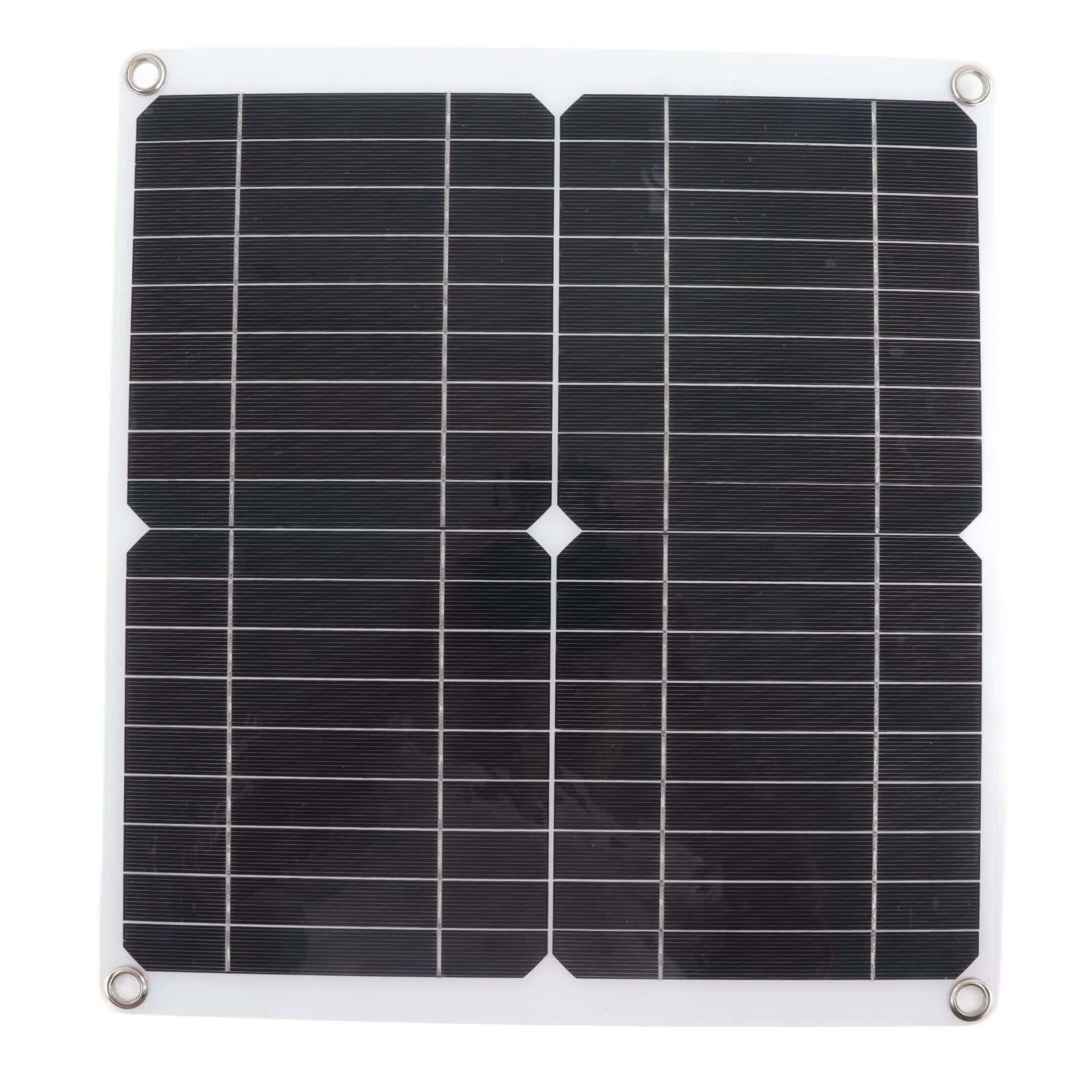 FTVOGUE Kit Pannello Solare 20W 12V Monocristallino con Controller 10A