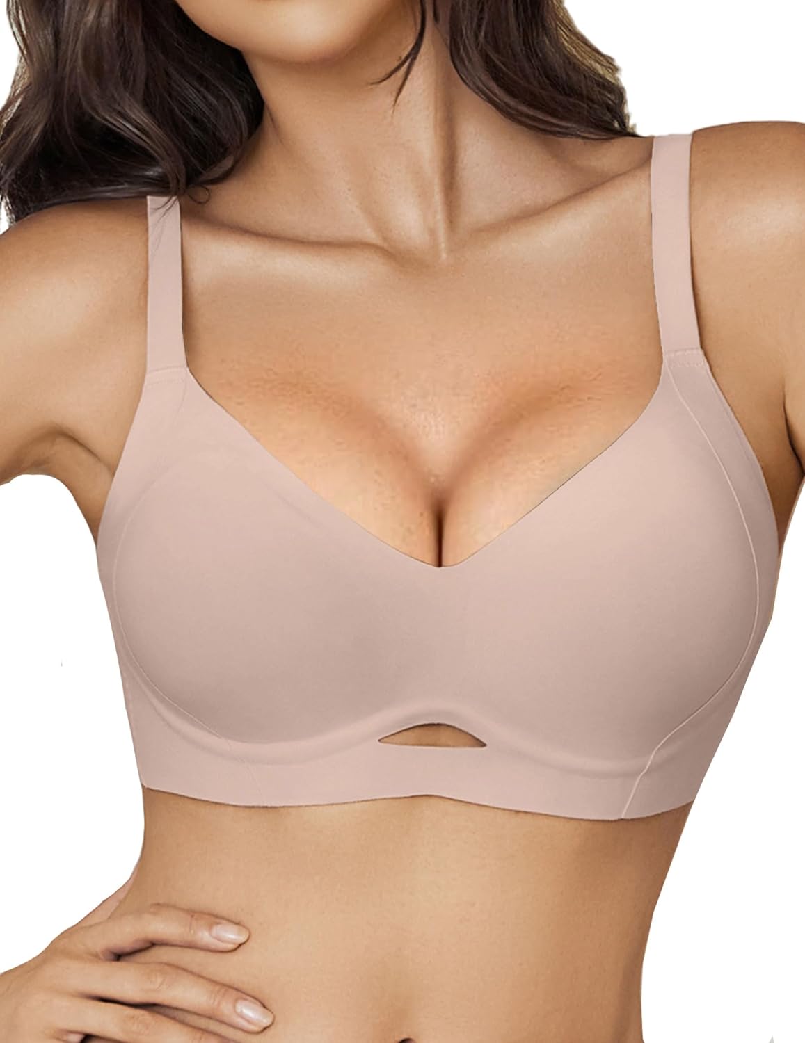 Avidlove Seamless Bras for Women Wireless Push Up Bra Comfort Full Coverage Bralette Supportive No Underwire T-Shirt Bra