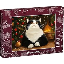 puzzleYOU Puzzle 1000 Teile  Cookie und die glitzernden Kugeln