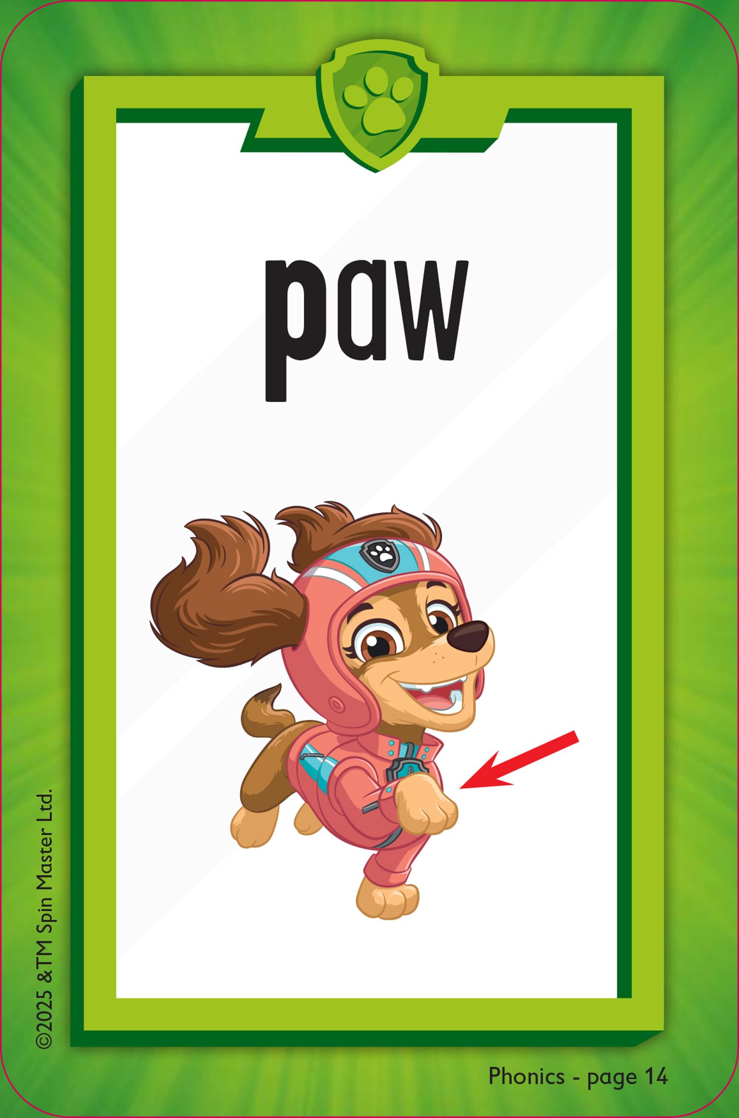 PAW Patrol Phonics Flashcards: Have fun learning to read with the PAW Patrol pups