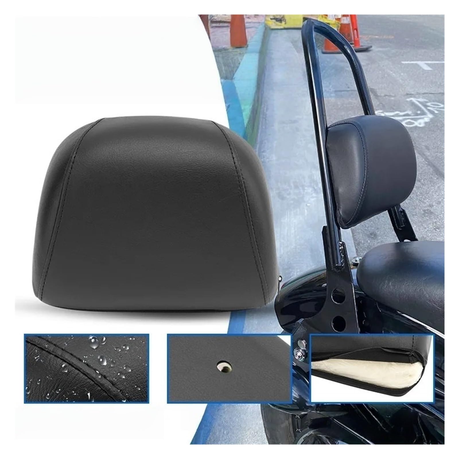 Pasuje do Harley Sportster 883 1200 48 2004-up Poduszka Kufer Motocyklowy