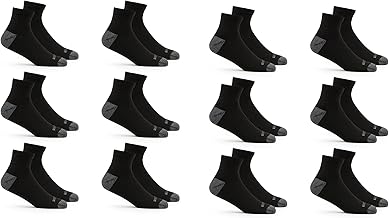 Calcetines de tobillo Dual Defense para hombre de Fruit of the Loom (paquete de 12)