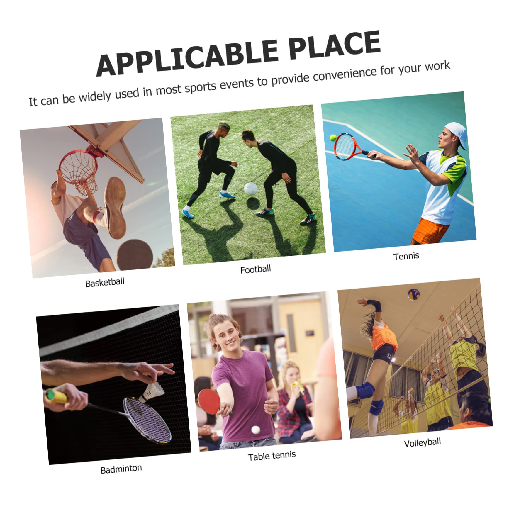 Hemoton Portable Score Board Reusable Professional Sports Scoreboard for Ball Games Durable Design Digital Printing Convenient Scorekeeping Accessory