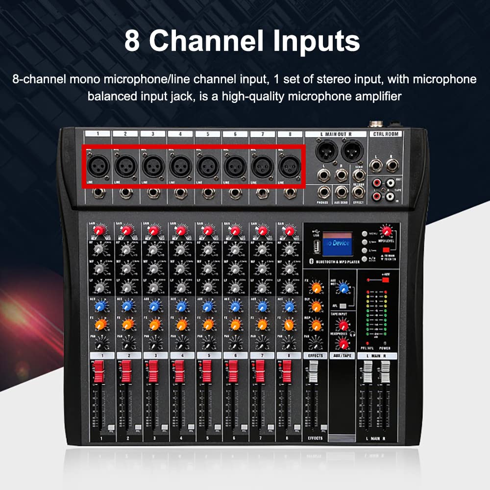 Amazon | プロフェッショナルミキサーサウンドボードコンソール、USB
