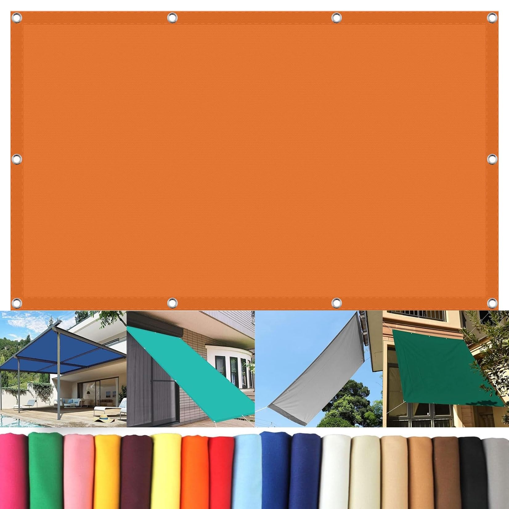 Toile ombrage auvent 2x3m pour éliminer la chaleur étouffante du jardin