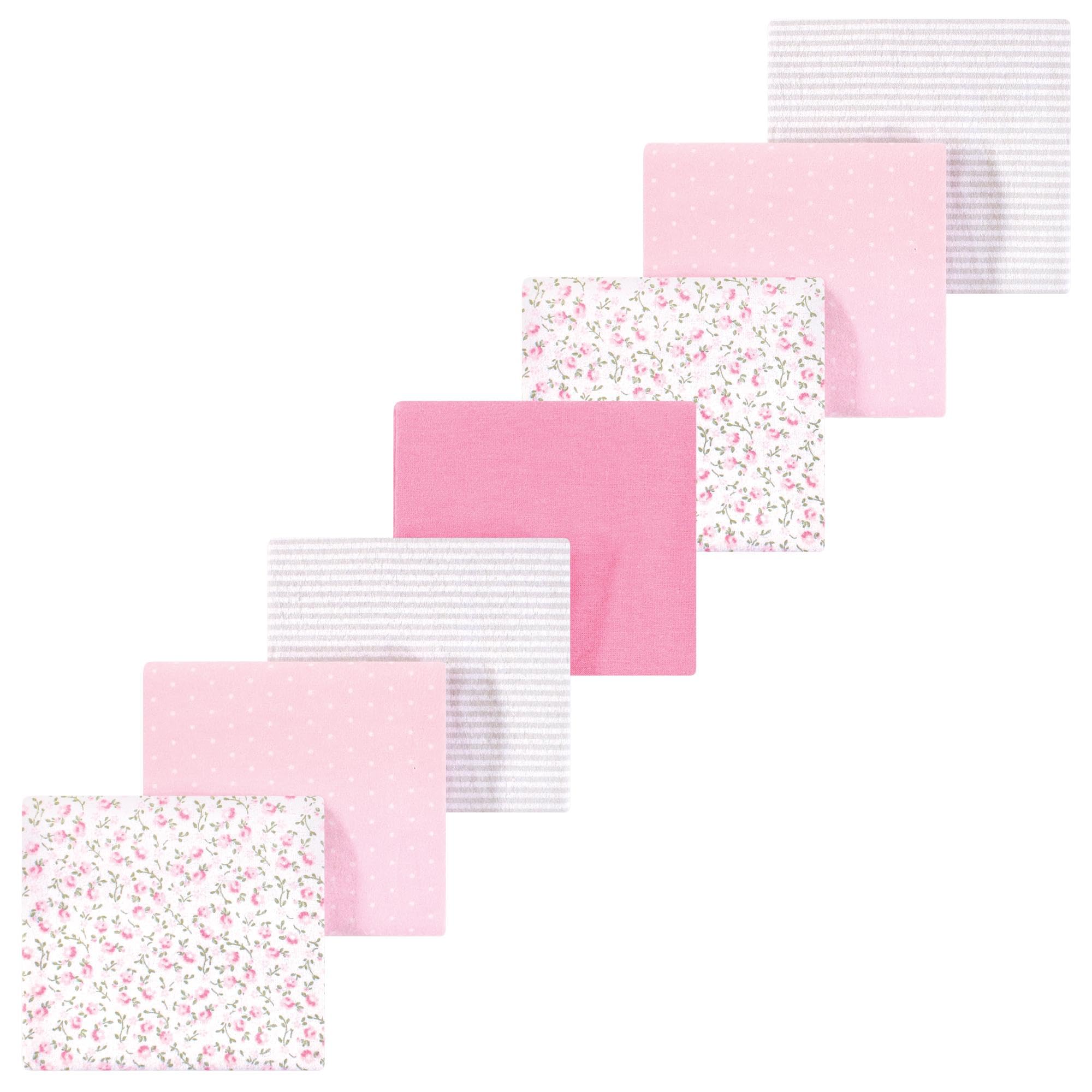 Luvable Friends Little Treasure Flannel Receiving Blankets 7pk