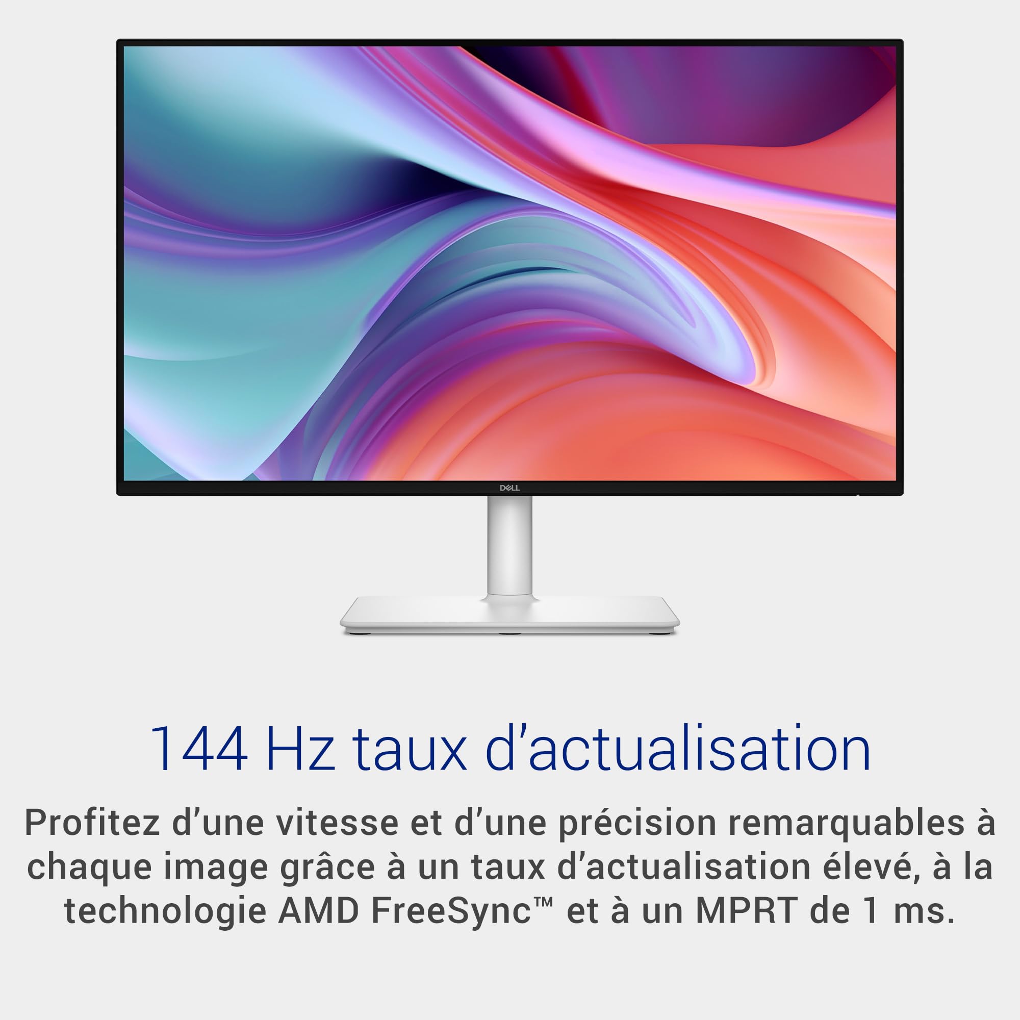 Dell 27 Plus Moniteur S2725HSM, FHD, Dalle IPS, 144Hz, Eye Comfort, Blanc