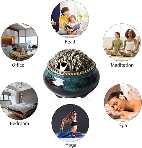 Miniatura 9 de Cerámica de la decoración casera de incienso palitos o conos quemador de porcelana incienso titular