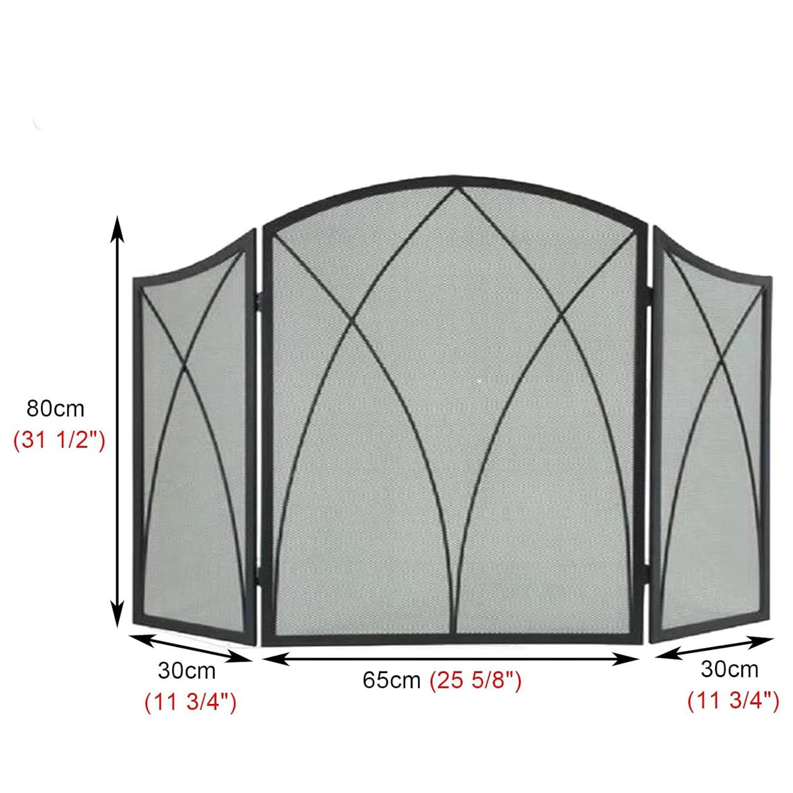 Salvachispas Plegable Pantalla Protectora de Chimenea, Salvachispas Chimenea leña, Antichispas para Chimeneas de Leña,Rejilla Chimeneas Leña y Estufas, Chimenea Puerta de pie Malla Decorativa