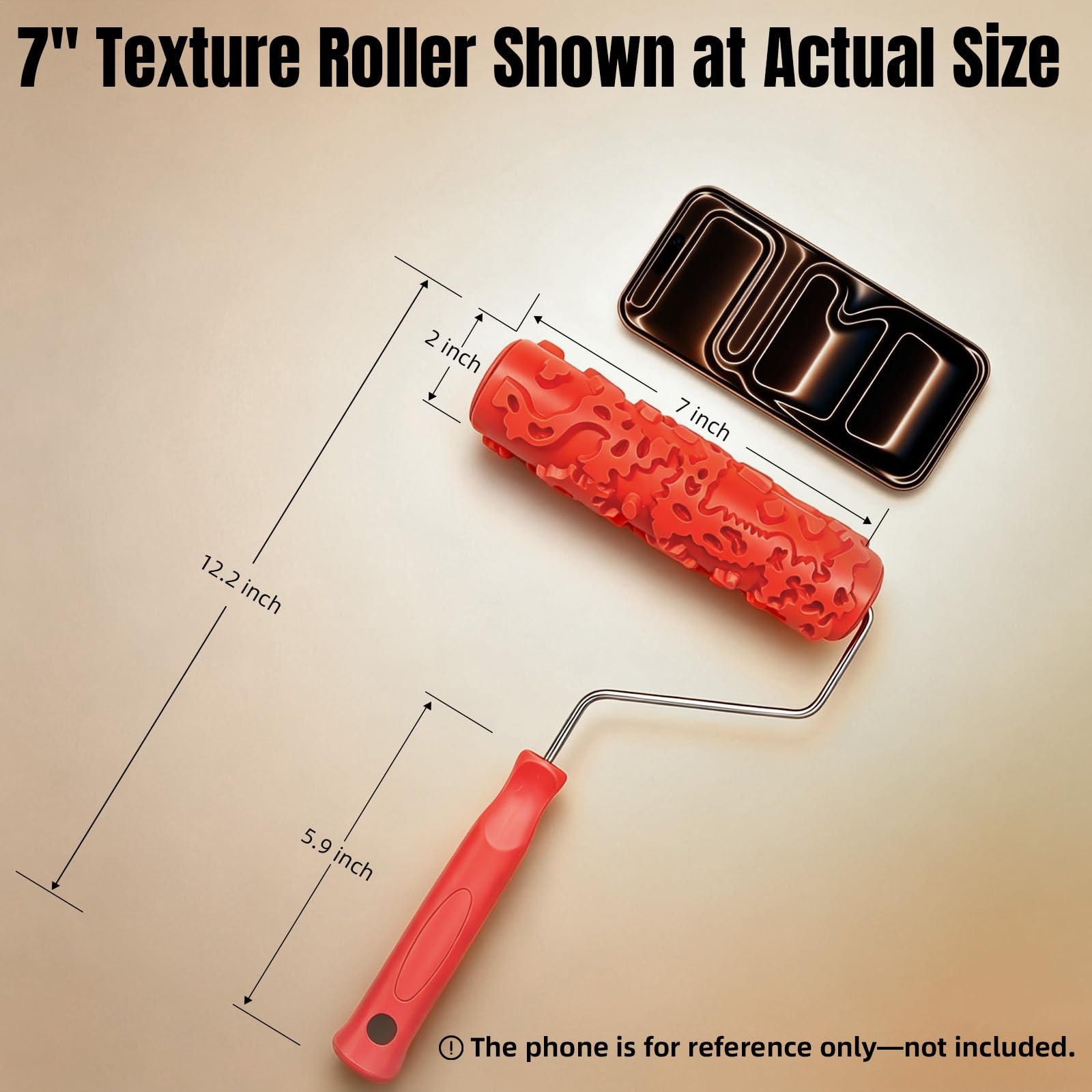 Nichiyo Textured Paint Roller - DIY Wall Decor -6
