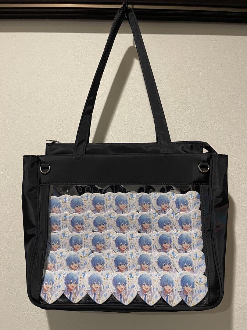 Amazon.co.jp: すとぷり ころんくん 痛バッグ 痛バ 7周年缶バッジ35個 