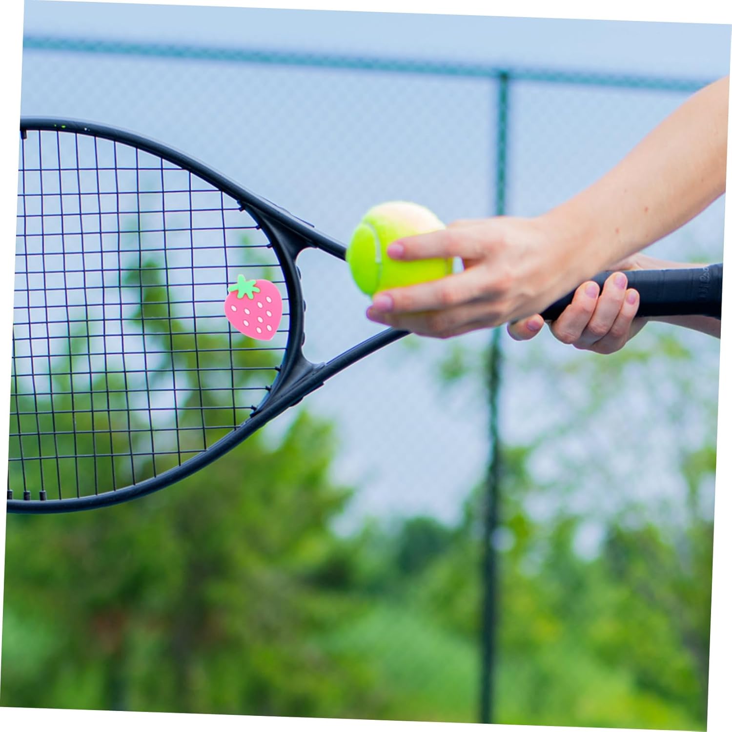 Sosoport 3pcs Tennis Racket Vibration Dampener Silicone Tennis Racket Damper Black Cat Claw Shape Tennis Racquet Shock