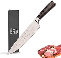Vista 4 de Professional Japanese Chef Knife - Pro Kitchen Knife 8 Inch Chef's Knives High Carbon Stainless Steel Sharp Paring with Ergonomic & Stylish Handle
