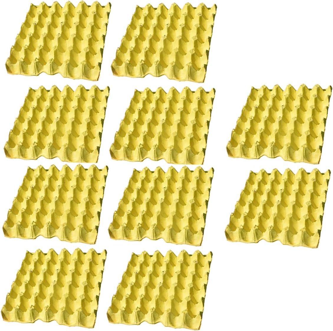 Angoily 10pcs DIY Household Egg Trays DIY Household Egg Trays 10pcs 30-count Refrigerator Organization