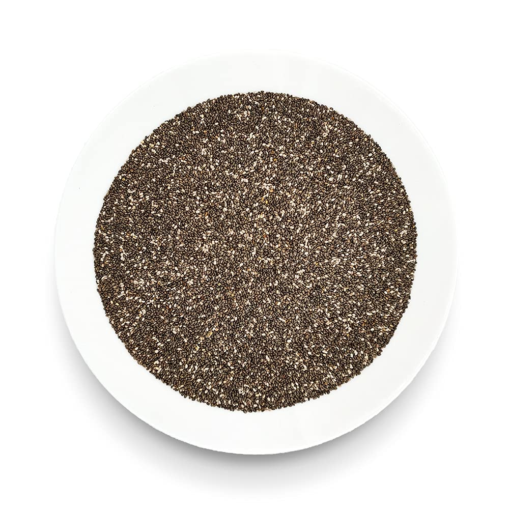 Oltresole - Graines de chia biologiques 3 kg - Graines brutes, source de protéines, naturellement sans gluten, idéales pour les salades ou les produits enrichis cuits au four, conditionnement pratique