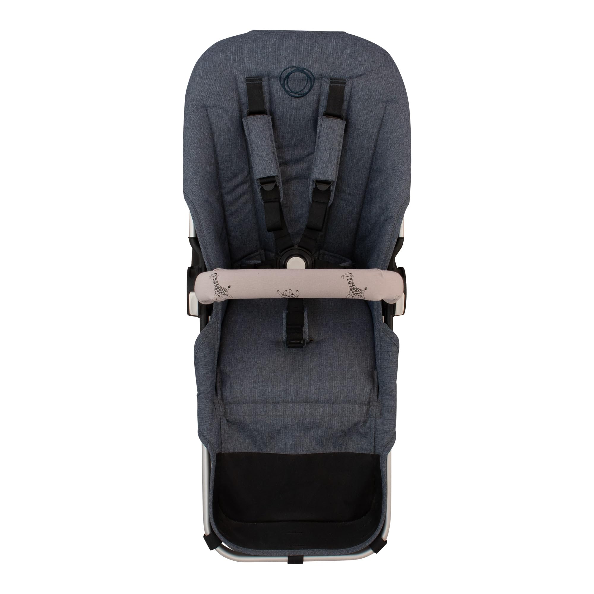 JYOKO KIDS Copri Maniglia per Passeggino, Protezione Barra Passeggino in Cotone, Giraffe Singolo