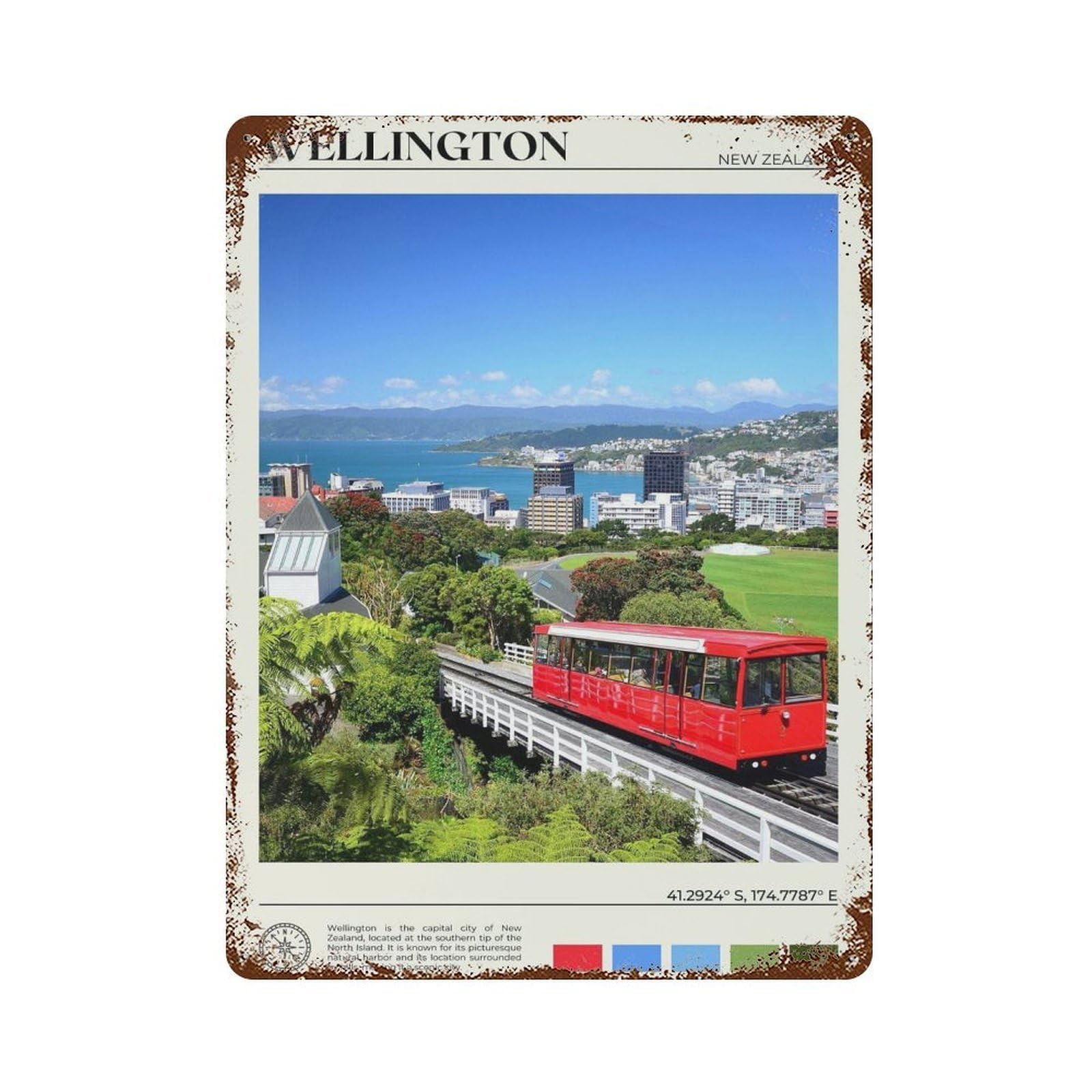 xiaoxiaoshen Real Photo Wellington Decor Wall Decor Art Metal Tin Poster Modern Home Decor Art Home Bar Shop Decorations Vintage Sign 40x30cm