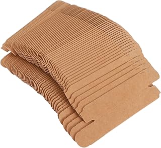 50 Peças Caixas Caixa De Papel Artesanal Recipiente De Perfume Recipientes De Maquiagem Caixas De Presente A Granel Caixas De Tubo De Batom Caixas Pretas Para Embalagem