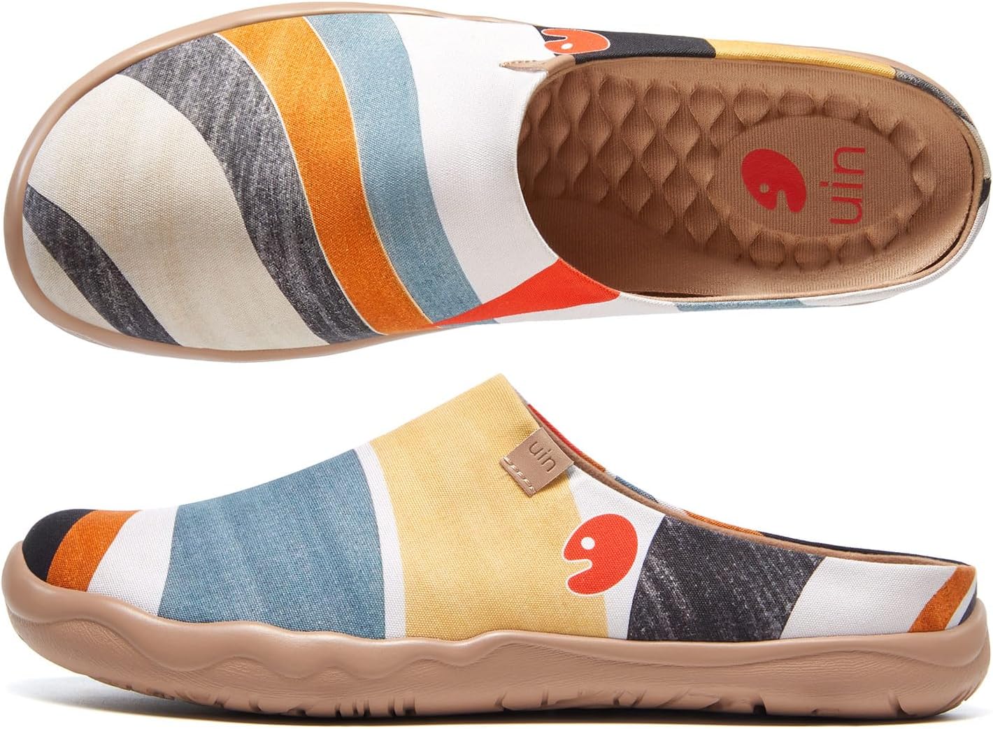 新品　UIN] 超軽量 メンズアートシューズスリッパ26.5センチ UIN] 超軽量 メンズアートシューズスリッパ メンズルーム