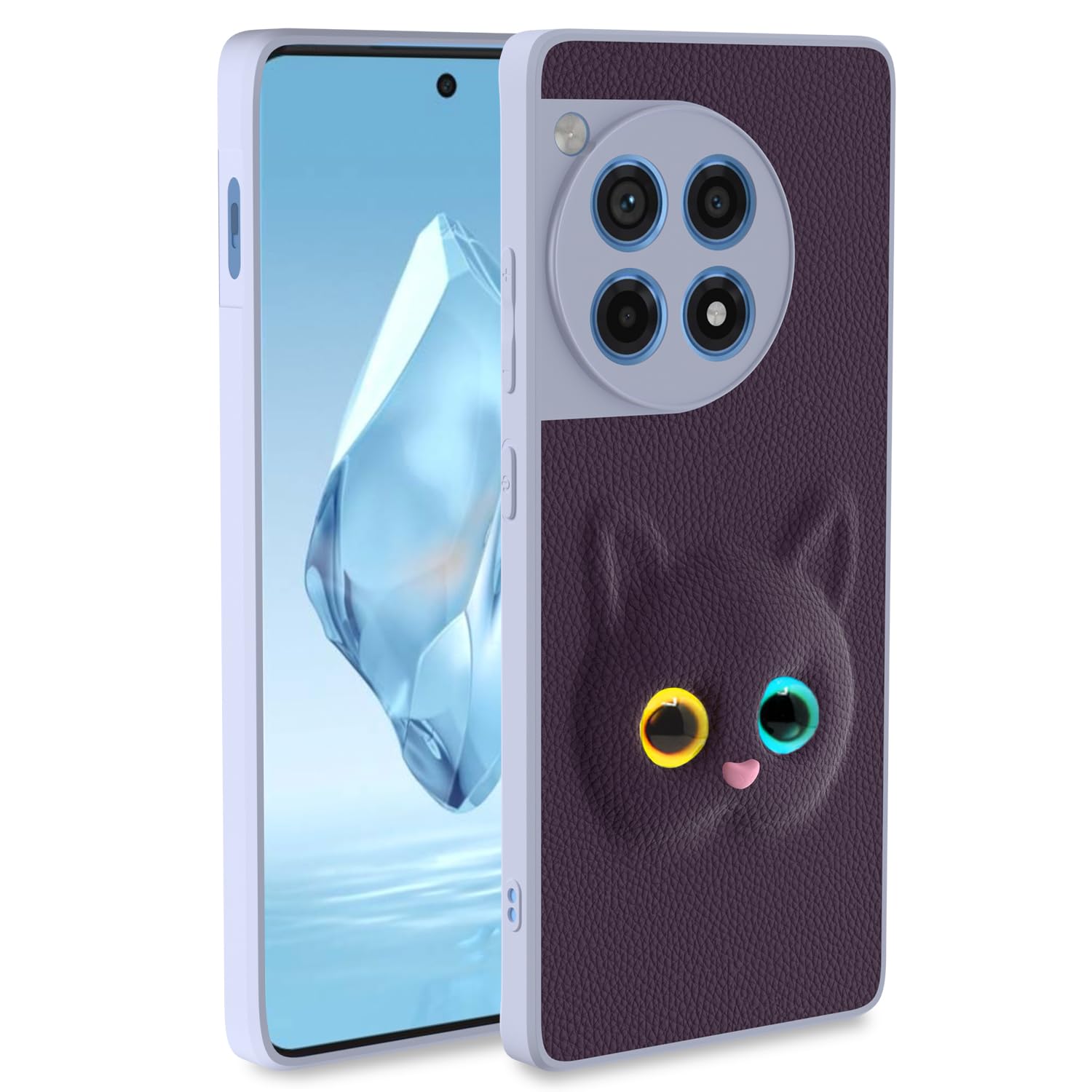 Pikkme OnePlus 12R 5G Back Cover for Girls | Cute Cat Leather Finish | Soft TPU | Case for OnePlus 12R 5G (Purple) (B0D5CS32K1) Amazon Price History, Amazon Price Tracker