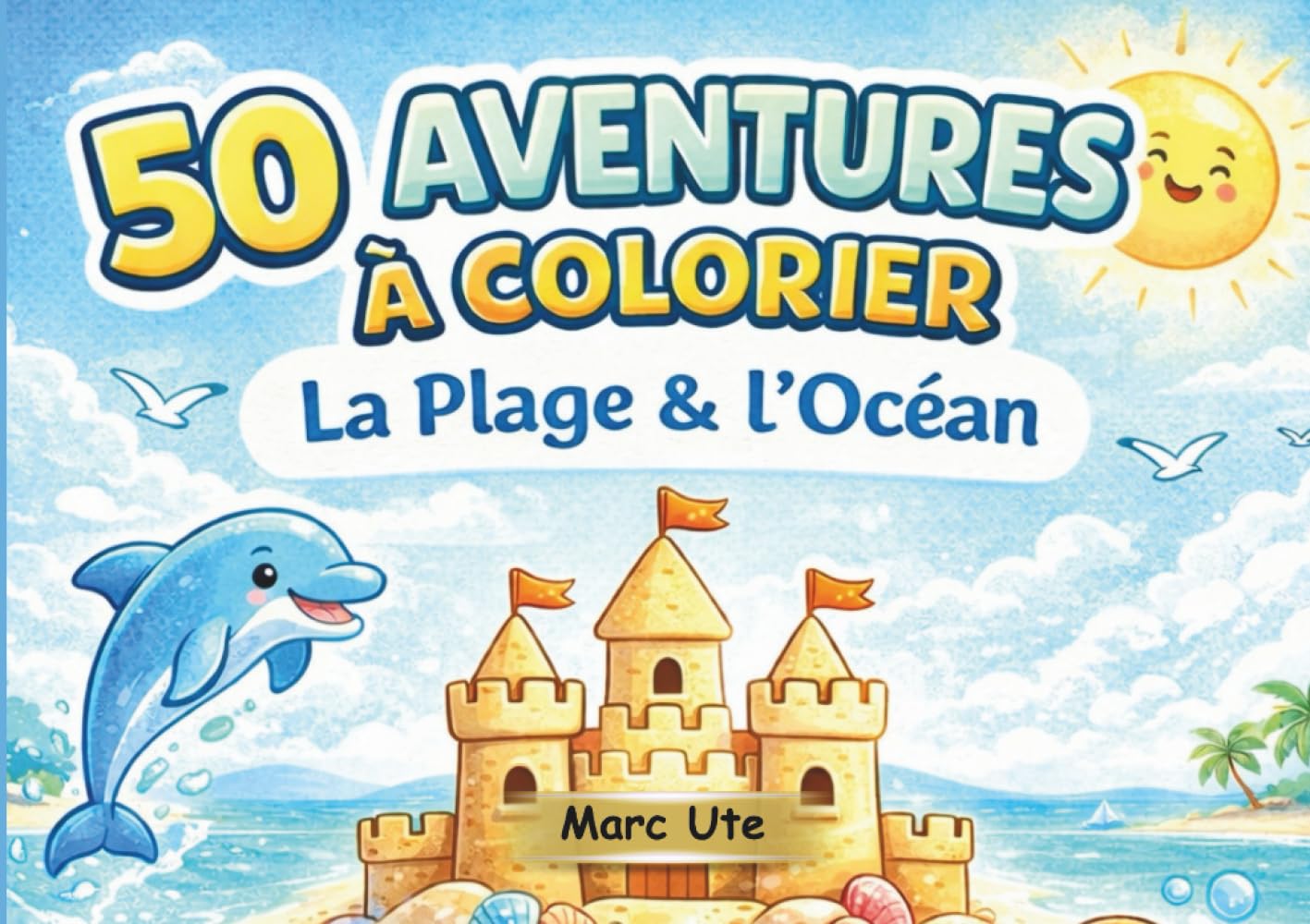 50 Aventures à colorier: La Plage & l'océan