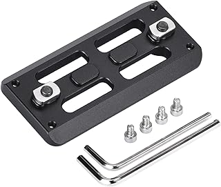 SUNWAYFOTO 3.15 inch M-Lok Arca Rail Mount Adapter Accessories for Arca-Swiss/RRS Tripod Head Aluminum SMP-80