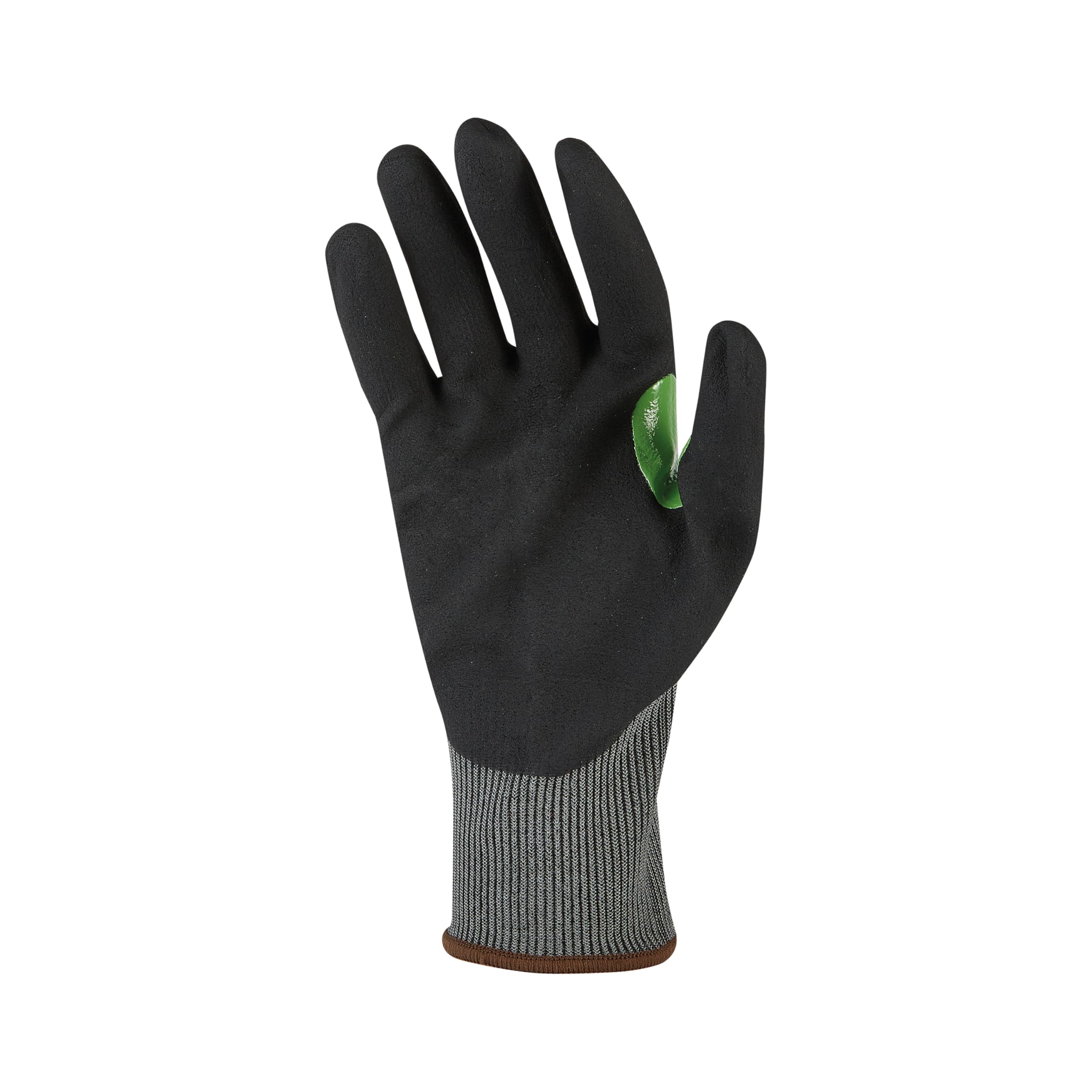 U Power Jasper Guante trabajo seguridad Soporte HPPE Goldsilk Recubrimiento nitrilo Refuerzo microespuma policía Índice resistencia al corte D Protección contra riesgos mecánicos Gris 9/L 12 piezas