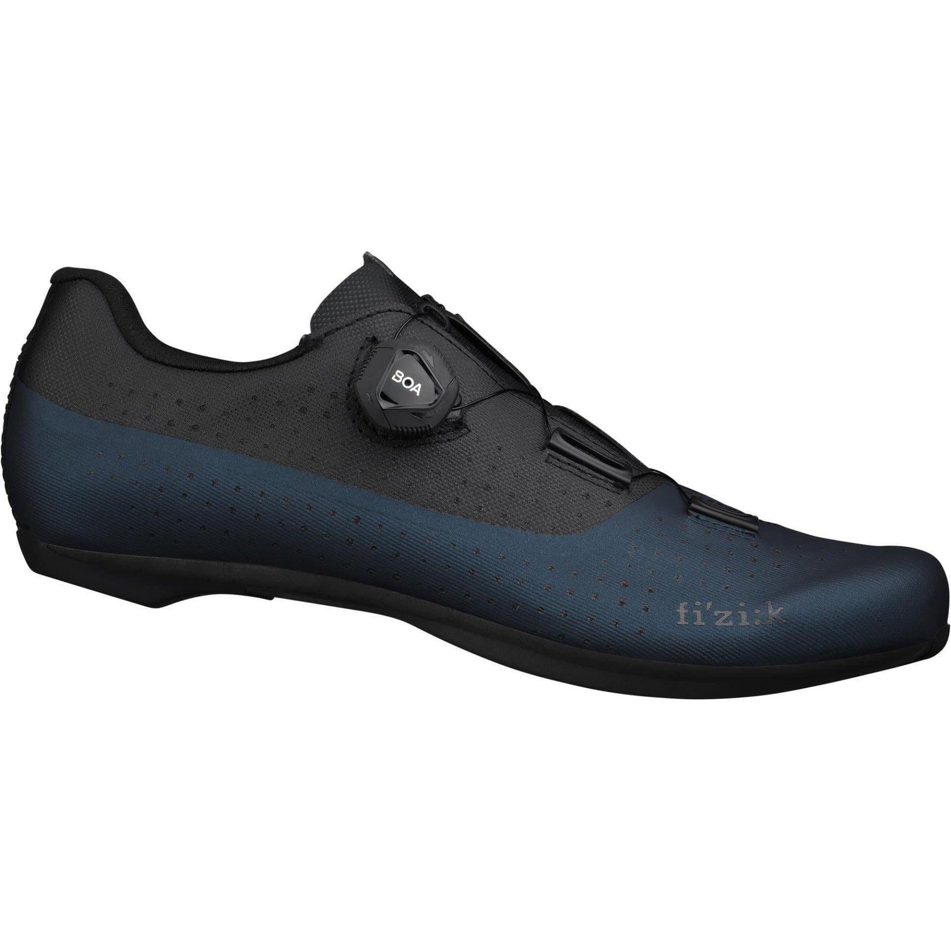 Fizik R4 Tempo Overcurve Clip-in Cycling Shoes, Blue/Black, Size 36 EU