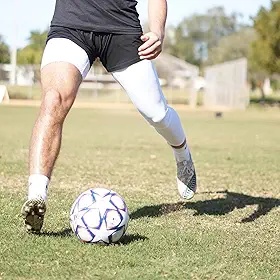 Meia-calça de compressão 3/4 de perna única, mangas de perna de basquete, calça de compressão esportiva unissex