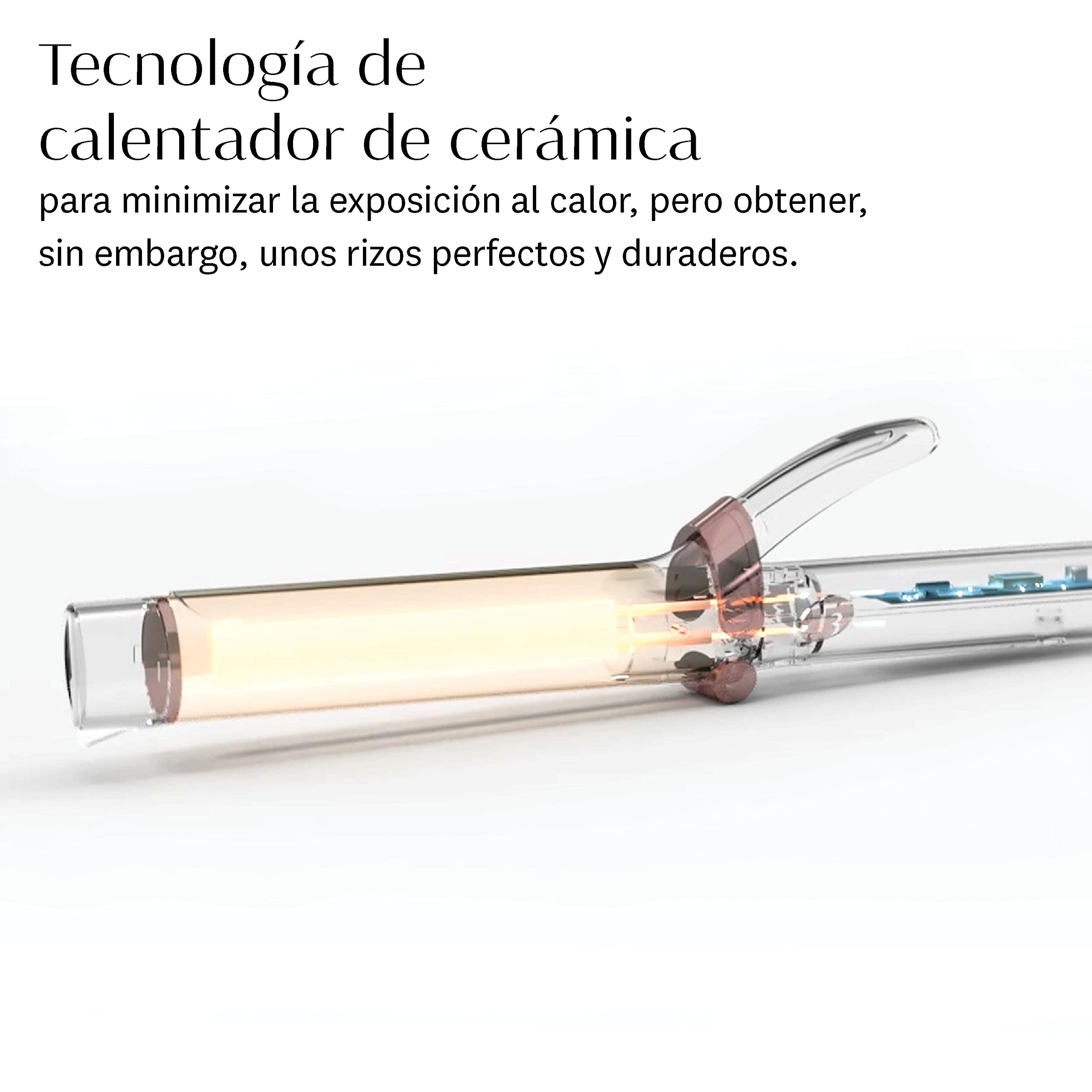 T3 SinglePass Curl plancha rizadora profesional barril largo cerámica personalizada ajustes temperatura ondas rizos