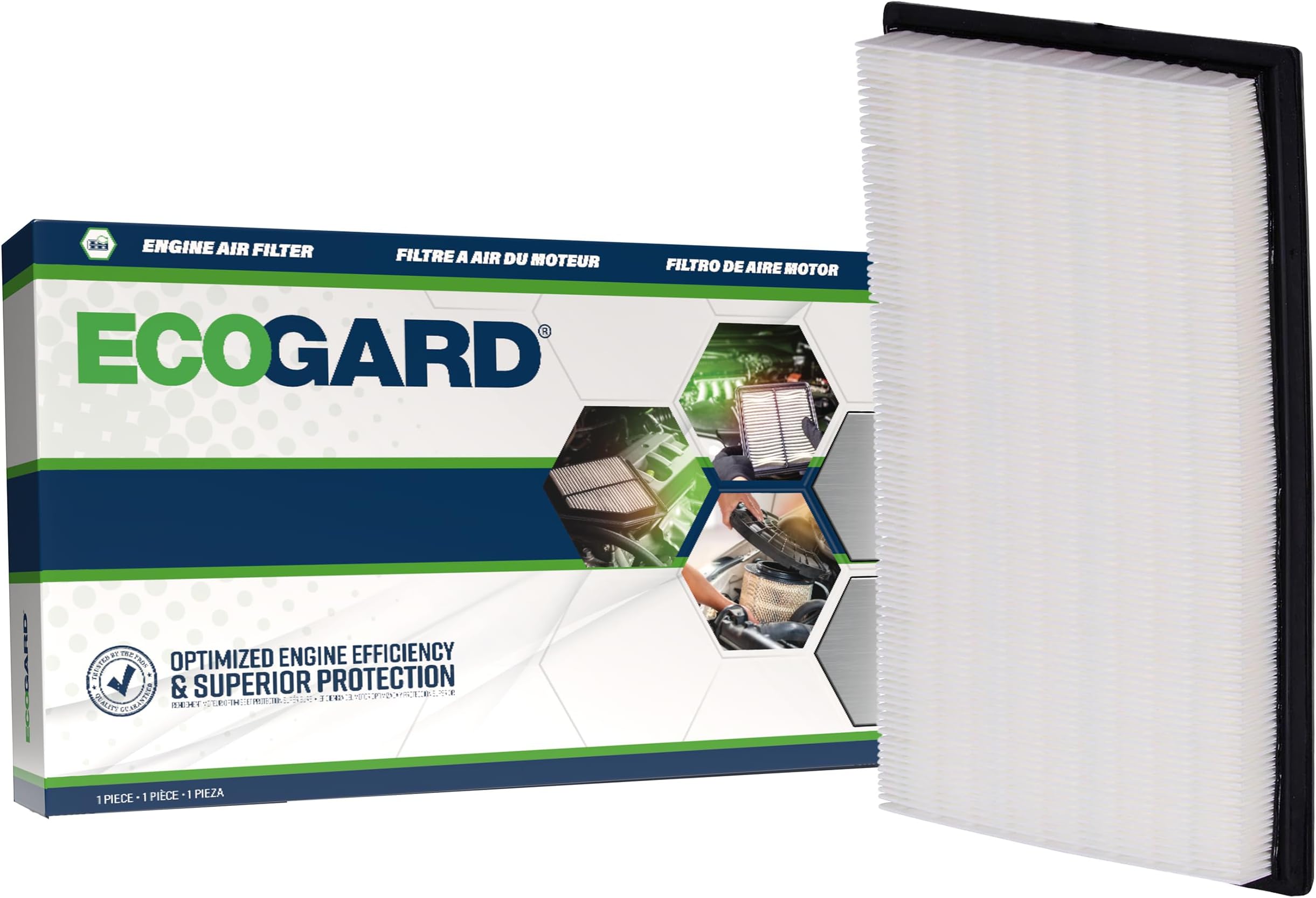 ECOGARD XA4278 Premium Engine Air Filter Fits Infiniti G35 3.5L 2003-2007, QX60 2014-2020, FX35 2003-2008, I30 3.0L 1996-2001, JX35 2013, I35 2002-2004, G20 2.0L 1991-2002