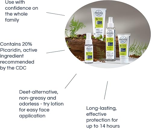 Miniatura 3 de Proven Aerosol repelente de insectos, mantiene alejados los mosquitos, garrapatas y moscas, repelente alternativo DEET, protección de hasta 12