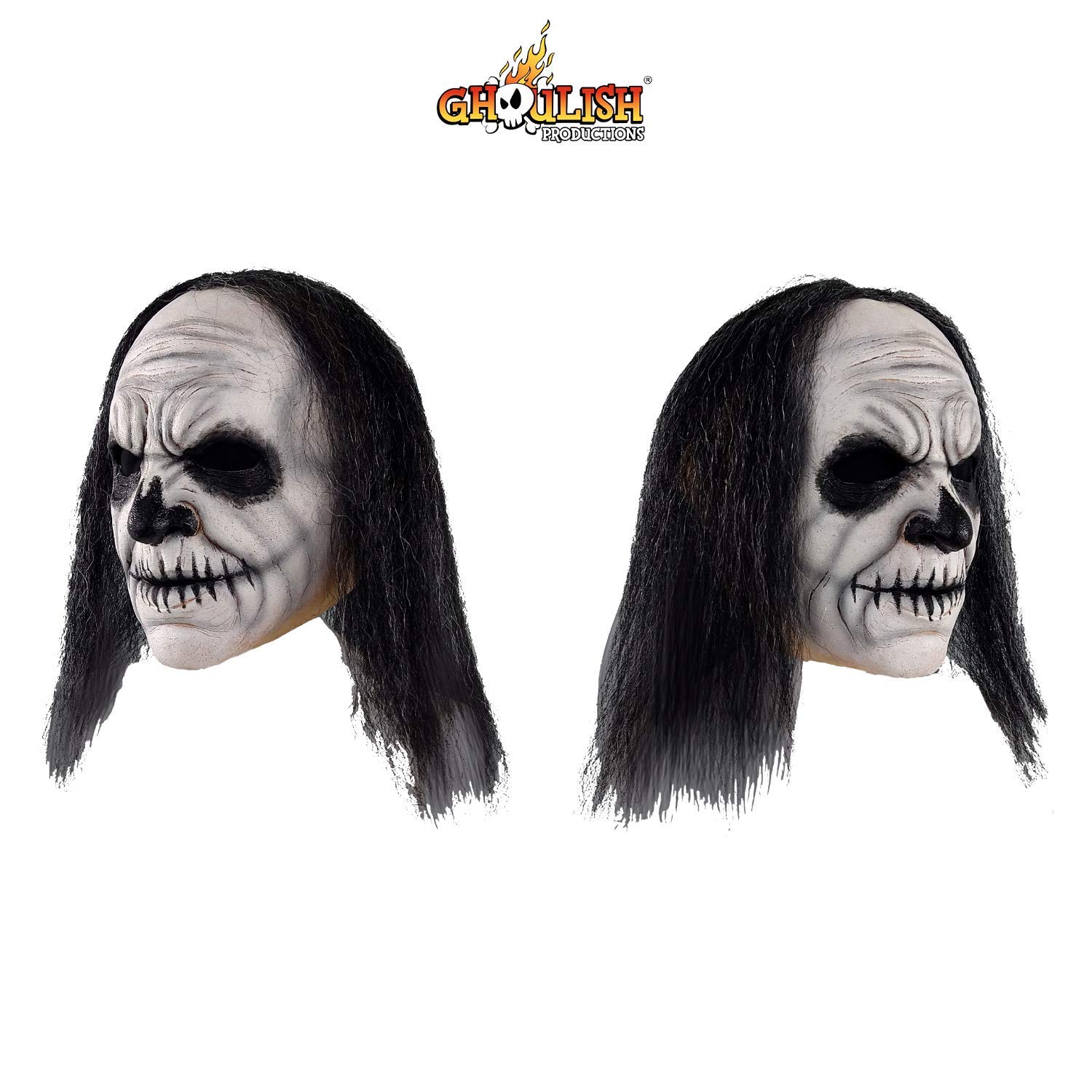 Ghoulish Productions - Maska Voodoo Horror z linii Witch Doctor. Ten wytrzymały lateksowy kostium jest ręcznie malowany i jest idealny na Halloween i imprezy kostiumowe. Rozmiar dla dorosłych.