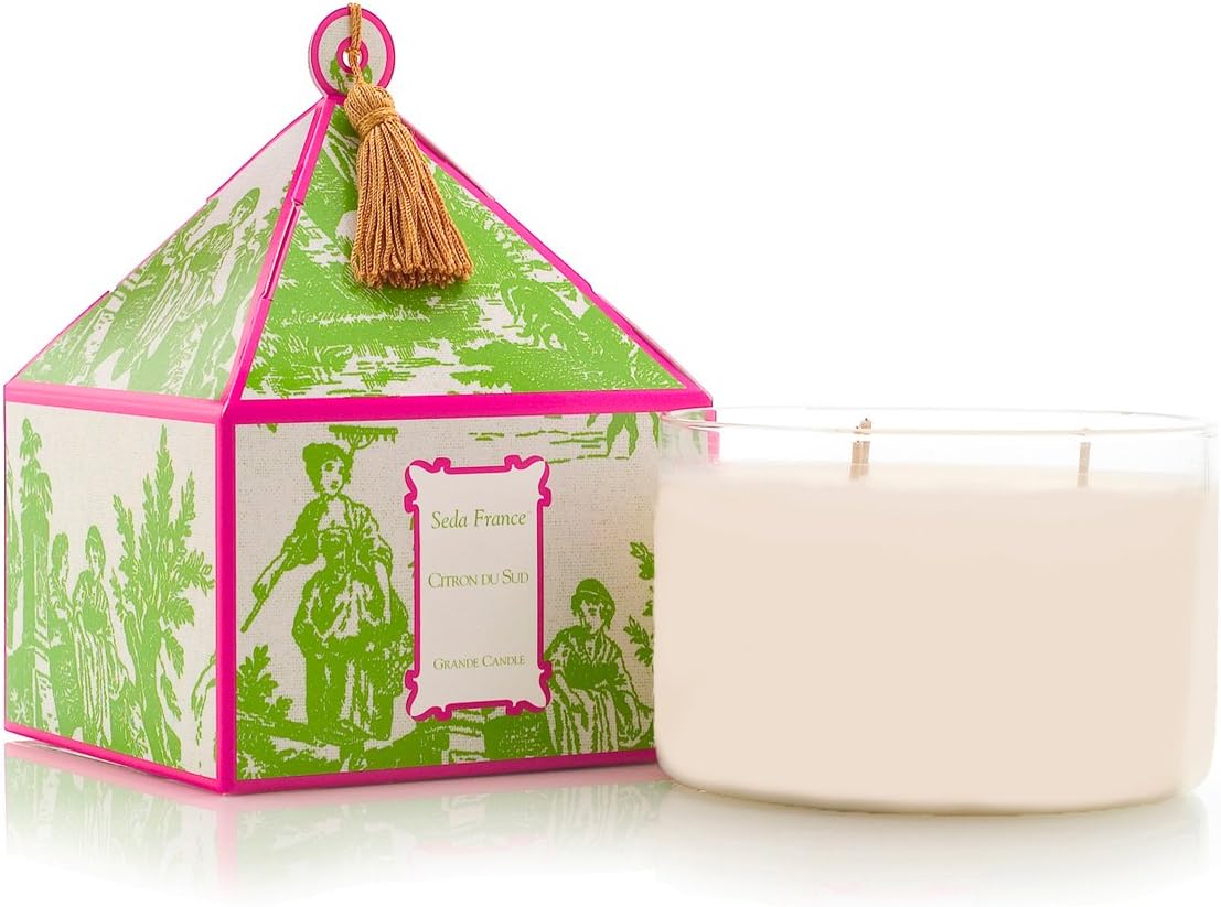 Seda France Citron du Sud 3Wick Candle Home & Kitchen
