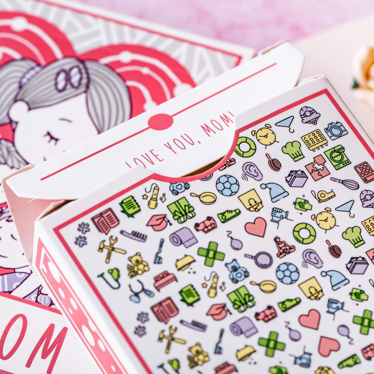 Playing Cards for Mom - Perfect Empowering Gift for Mothers, Grandmothers & New Mummies. Show Ma You Appreciate All That She Does with Cute Designs with a Free Card Game eBook! Premium Poker Deck