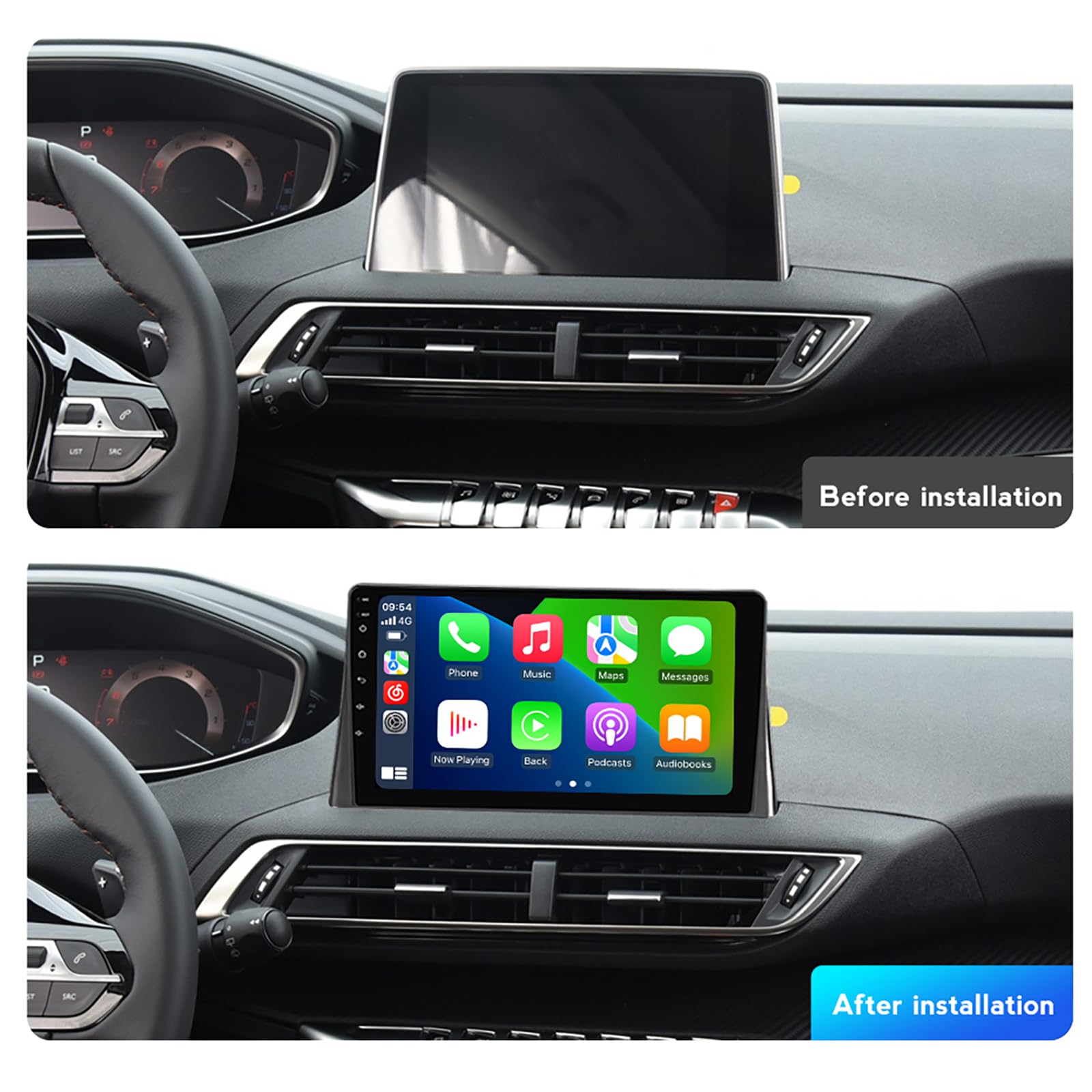 プジョー5008 ２０１９年式　ナビのリモコン Peugeot5008 ナビ取付