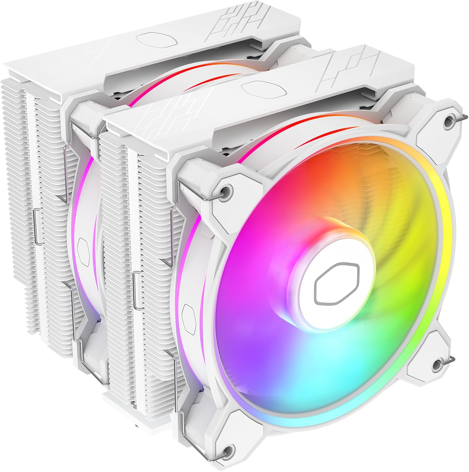 Cooler Master Hyper 622 Halo White CPU Air Cooler, MF120 Halo² Fan
