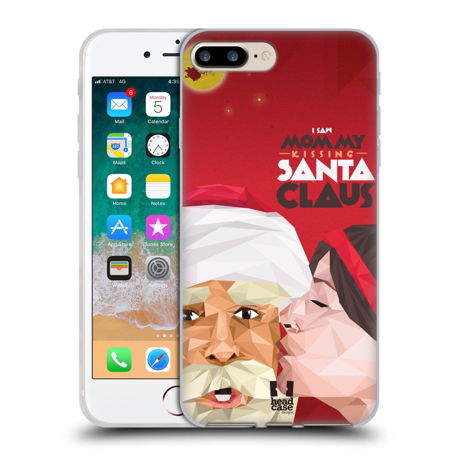 Coque en Gel iPhone 7 Plus/8 Plus Conte de Noël protection antichoc compatible MagSafe - 7