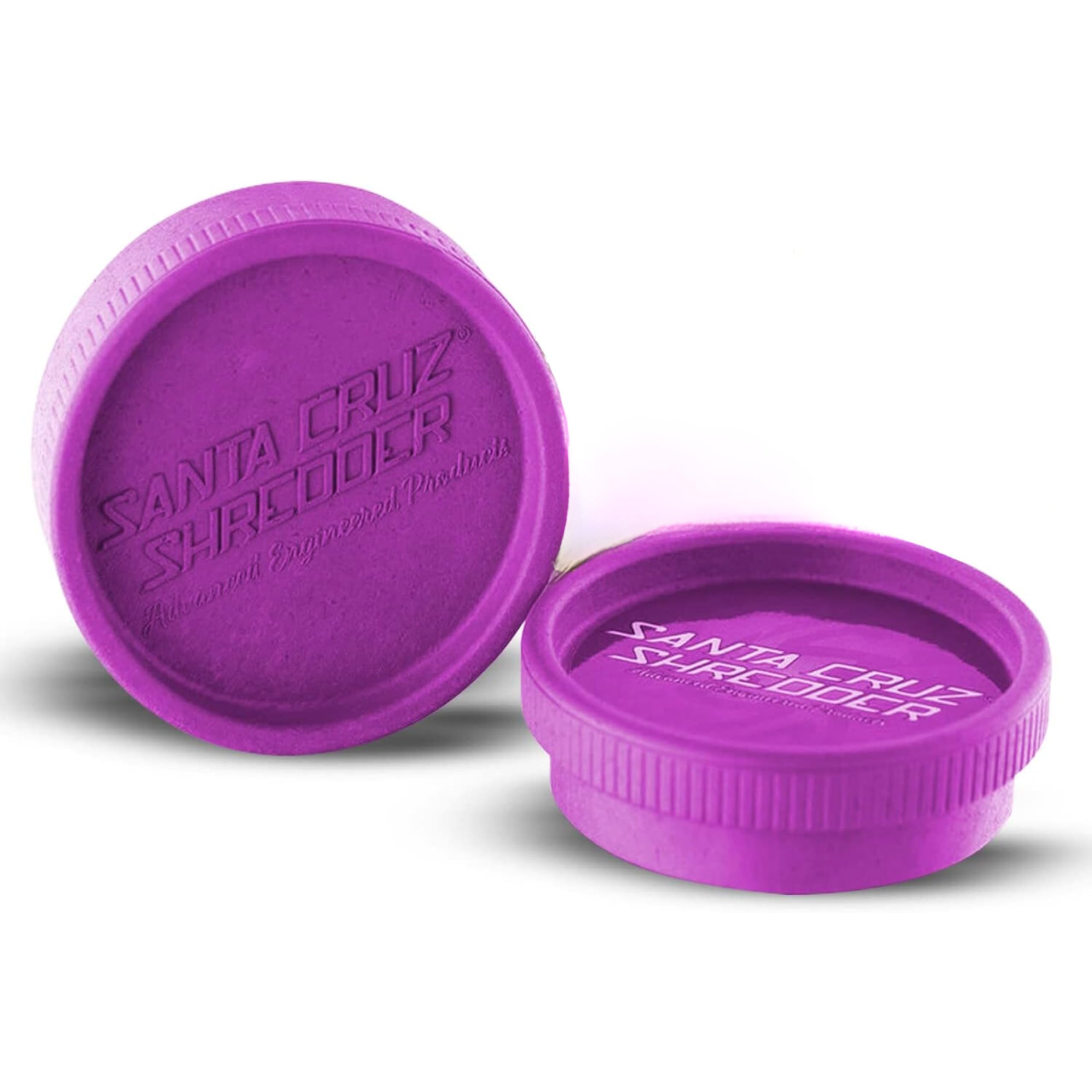 Santa Cruz ShredderGrinder for Herbs Knurled Top for Stronger Grip 2-Piece Medium 2.2 (Purple)