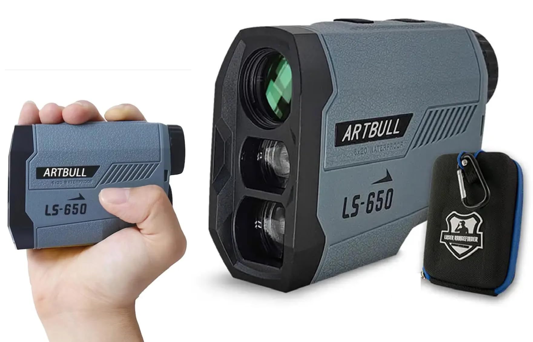 Telemetro da golf con interruttore di pendenza e blocco PIN 700 metri 5 modalità ±0,5 yd Precisione Flag-Lock 6x Ingrandimento Laser Distanza Meter per la caccia Monoculare Range Finder