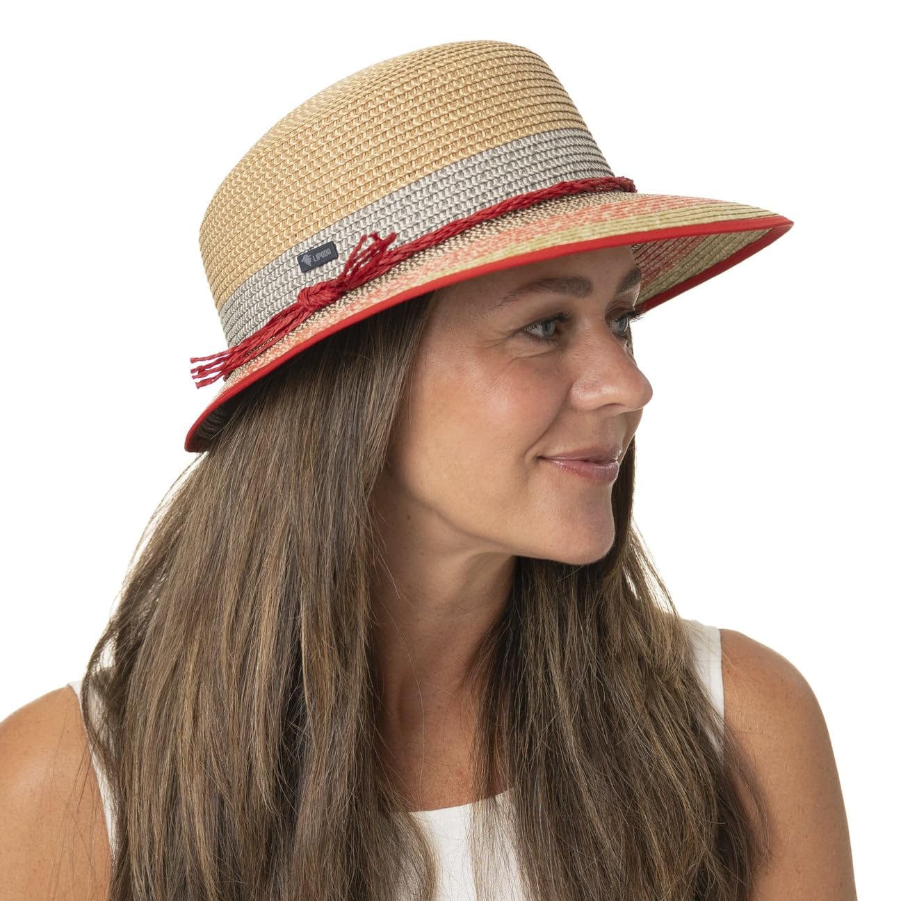 SOMBREROSHOP Barlinda Sombrero Regency de Paja Mujer Primavera Verano