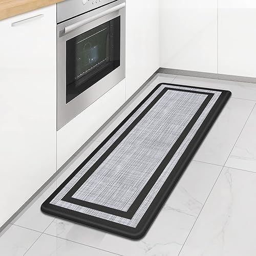 Mattitude Tapete de cocina y alfombras acolchadas de cocina 173 x 39 pulgadas antideslizante impermeable tapete ergonómico cómodo para cocina hogar