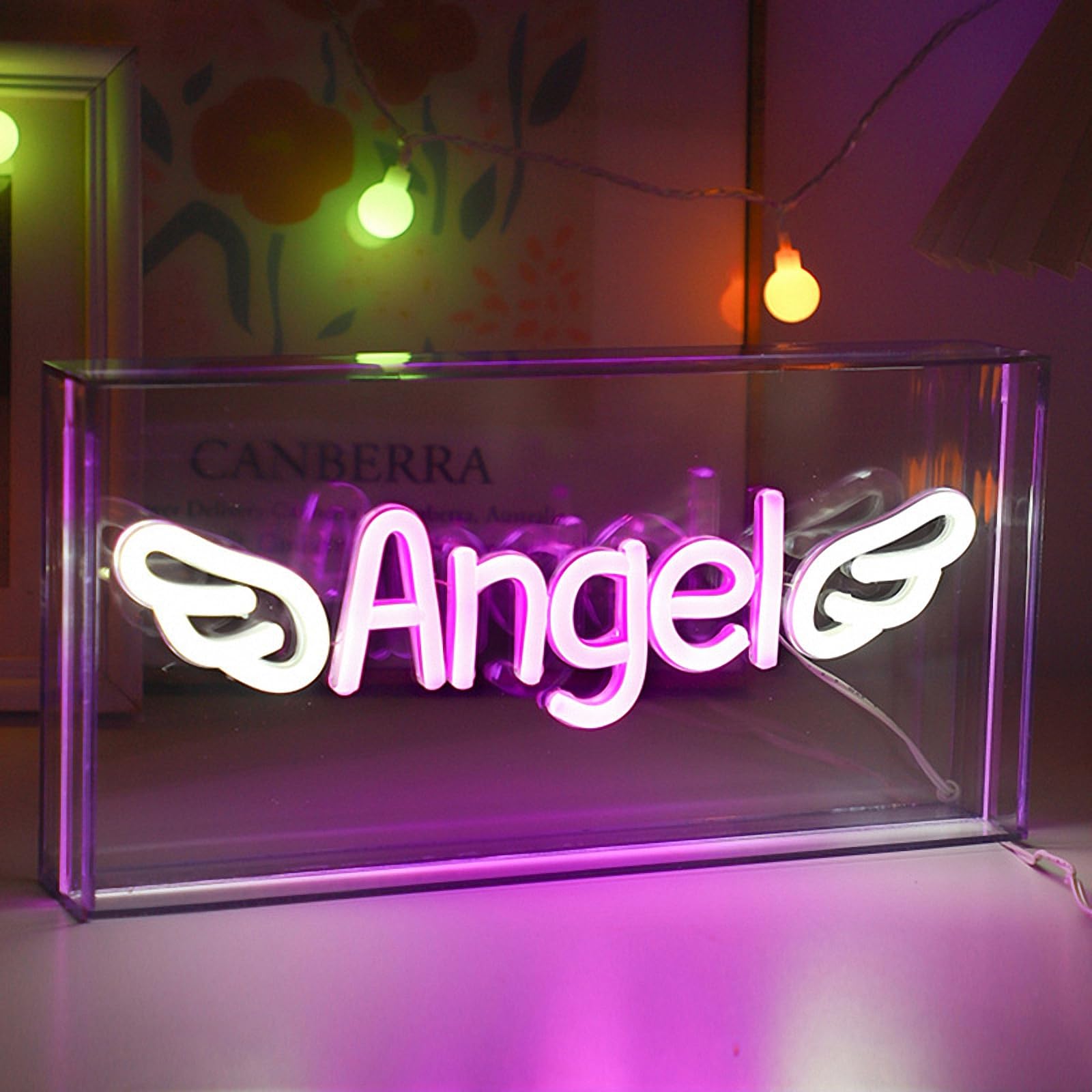LED Neon Sign Night Light for Party Desk Bedroom Home Birthday Art Decoration with USB