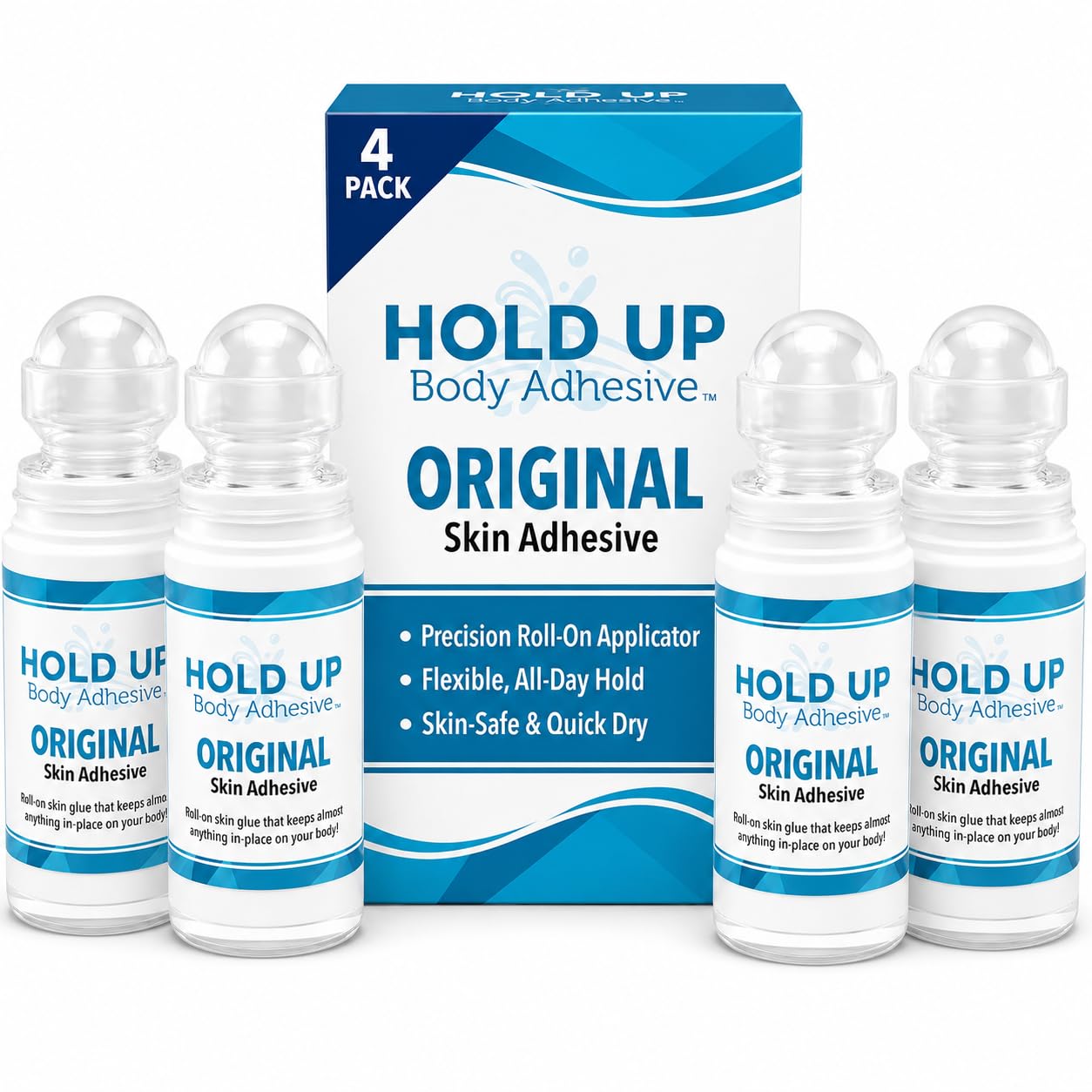Hold Up Body Adhesive Original Roll-On Skin Glue